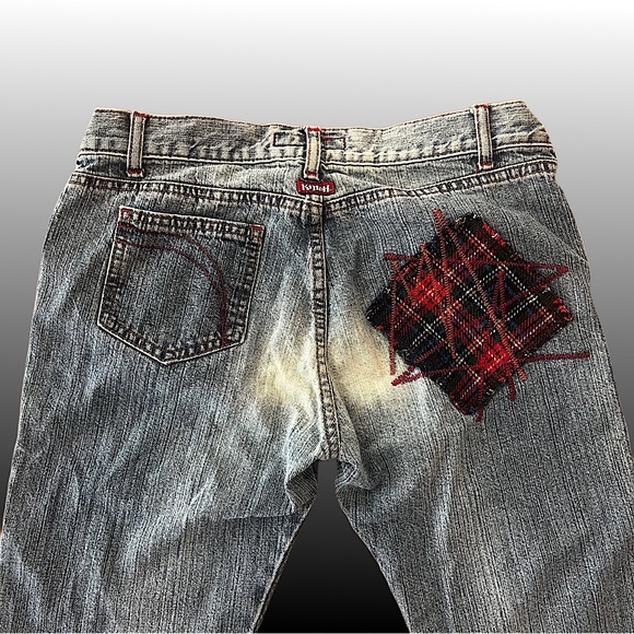 Killah by Miss Sixty flare jeans w tartan pattern - Picture 4 of 4